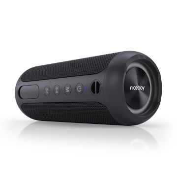 Niceboy Polaris - LED Juhtmevaba kõlar mikrofoniga 30W/4000 mAh IPX7 must