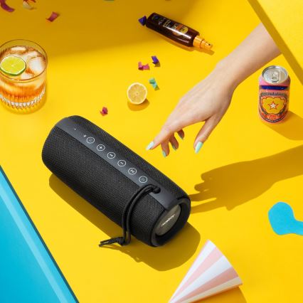 Niceboy Titan 4 - LED Juhtmevaba kõlar mikrofoniga ja akupank funktsioon 50W/4000 mAh IPX7 must