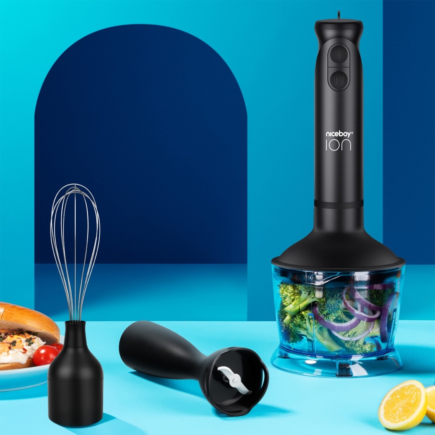 Niceboy Twister T1 Set - sauvblender tarvikutega 500W/230V must