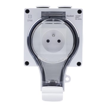 Niiskuskindel pistikupesa 230V/16A IP66