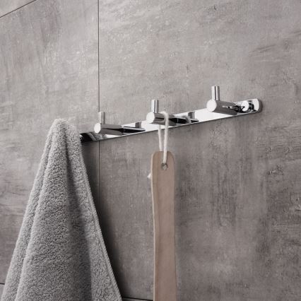 NIMCO BR 11104-26 - Käterätikuhoidja seinale BORMO 30 cm läikiv kroom