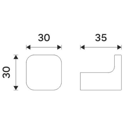 NIMCO MAC 29054-90 - Nagi seinale MAYA matt must