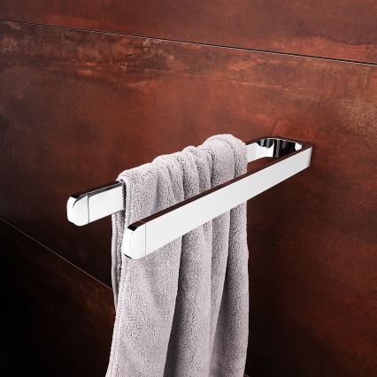 NIMCO NK 30098-26 - Käterätikuhoidja seinale NIKAU 39 cm läikiv kroom