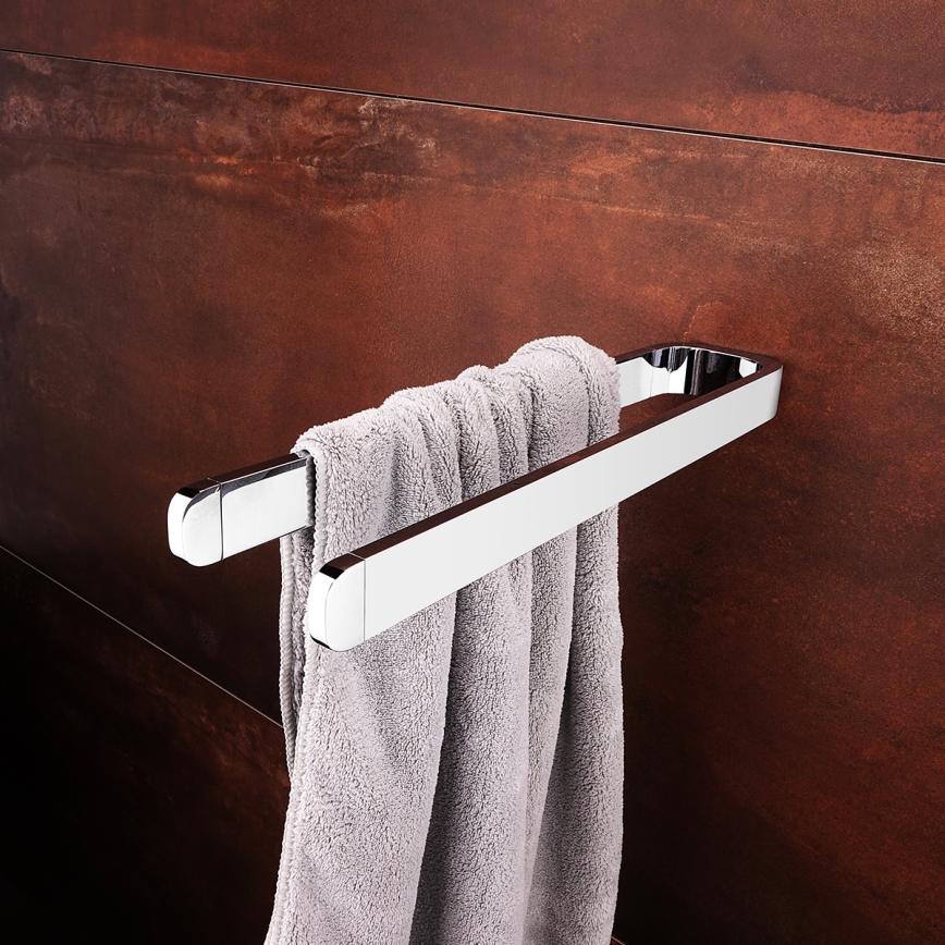 NIMCO NK 30098-26 - Käterätikuhoidja seinale NIKAU 39 cm läikiv kroom