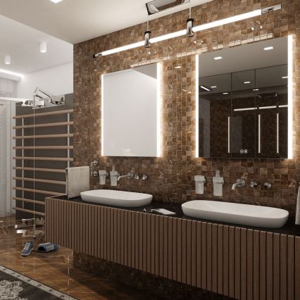 NIMCO ZP 11001VX - LED-hämardatav tagantvalgustusega vannitoapeegel LED/21W/230V 3000-6500K 70x50 cm IP44