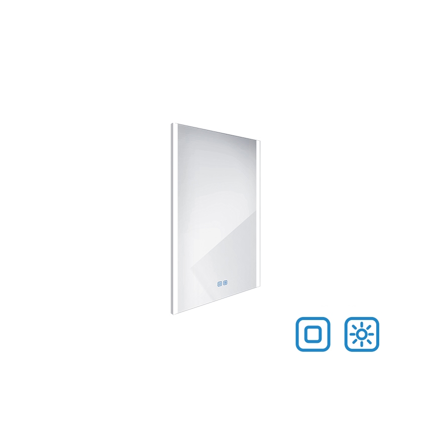 NIMCO ZP 11001VX - LED Hämardatav peegli taustvalgustus vannituppa LED/21W/230V 3000-6500K 70x50 cm IP44