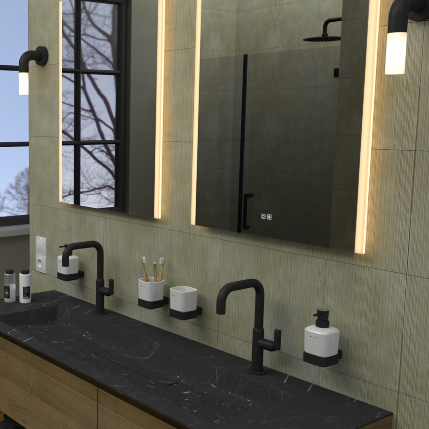 NIMCO ZP 11002VX - LED Hämardatav vannitoa tagantvalgustusega peegel LED/24W/230V 3000-6500K 80x60 cm IP44