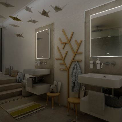 NIMCO ZP 13001VX - hämardatav vannitoa tagantvalgustusega LED-peegel LED/35W/230V 3000-6500K 70x50 cm IP44