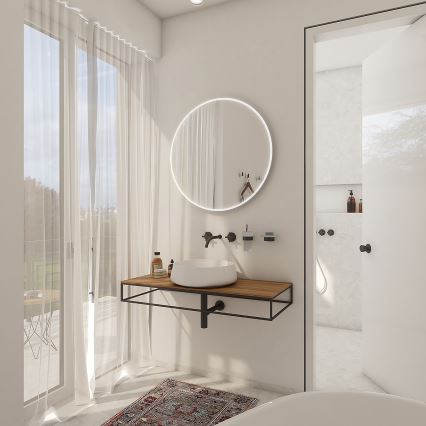 NIMCO ZP 26000R - LED-tagantvalgustusega vannitoapeegel LED/26W/230V 6500K läbimõõt 60 cm IP44