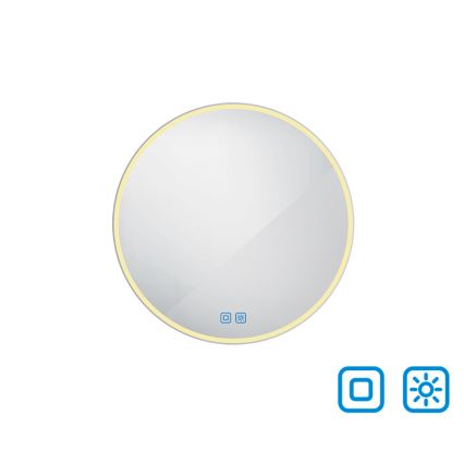 NIMCO ZP 26000RVX - LED hämardatav vannitoa tagantvalgustusega peegel LED/26W/230V 3000-6500K läbimõõduga 60 cm IP44