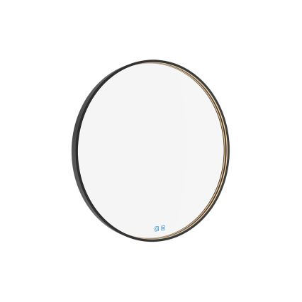 NIMCO ZPC 31001RVX-90 - LED Hämardatav peegli taustvalgustus vannituppa LED/22W/230V 3000-6500K d. 70 cm matt must IP44