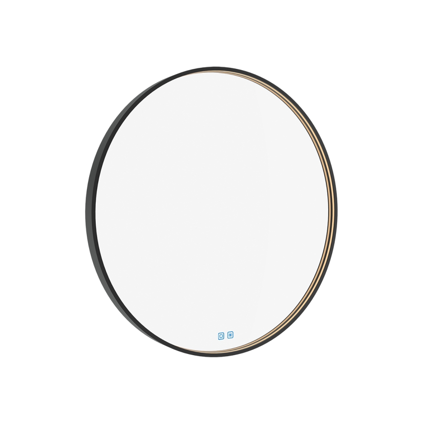 NIMCO ZPC 31002RVX-90 - LED Hämardatav peegli taustvalgustus vannituppa LED/26W/230V 3000-6500K d. 80 cm matt must IP44