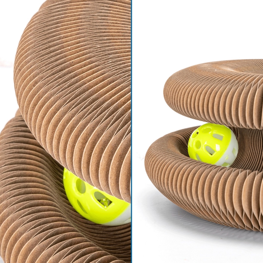 Nobleza - kraapimispost kassidele 3-ühes pruun