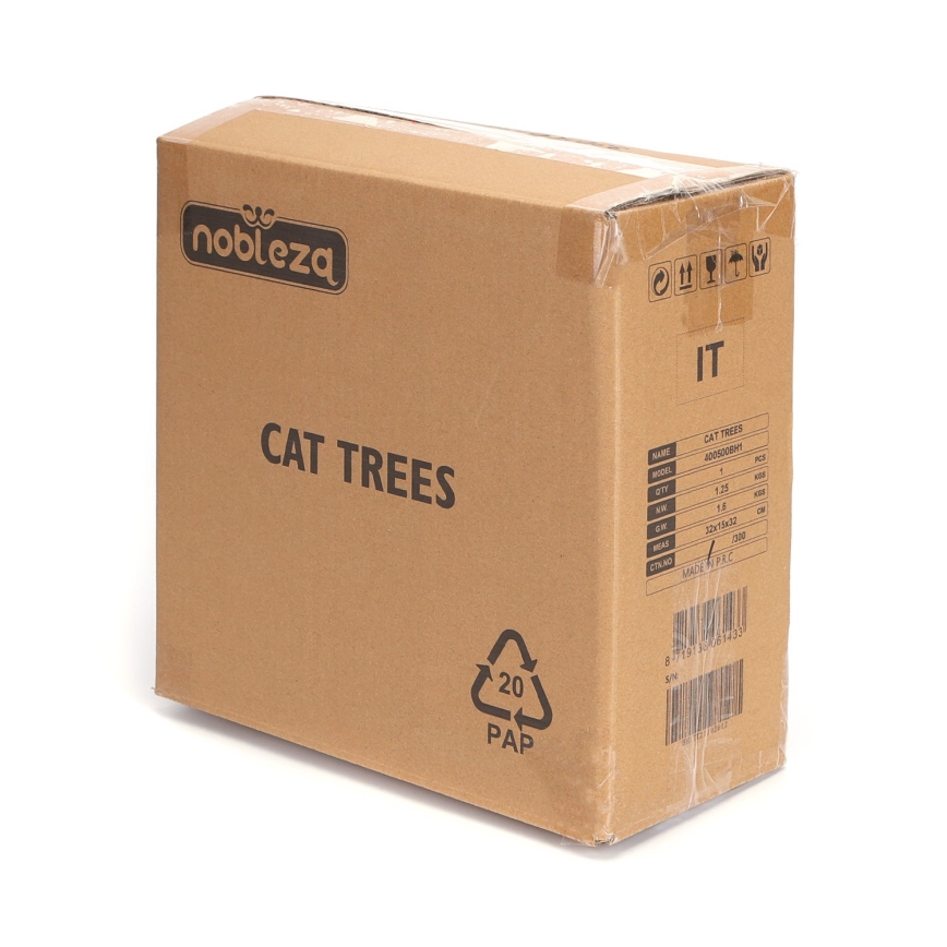 Nobleza - Kraapimispost kassile, pruun/beež