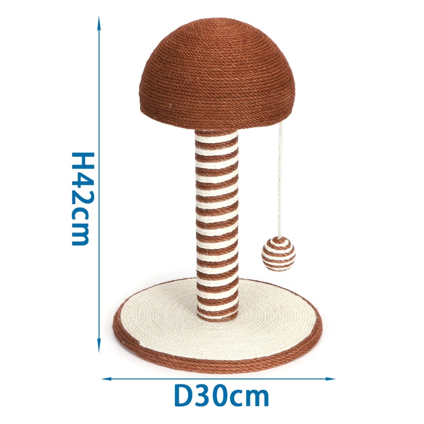 Nobleza - Kraapimispost kassile, pruun/beež