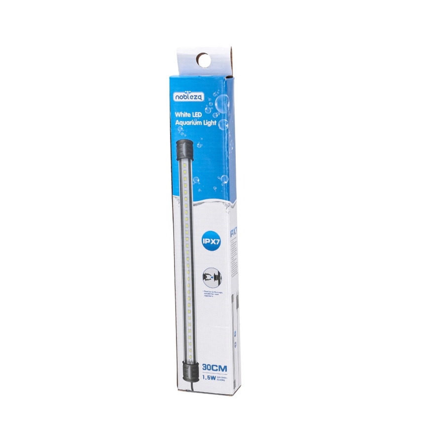 Nobleza - LED Akvaariumi valgustus LED/1,5W/230V IPX7 30 cm