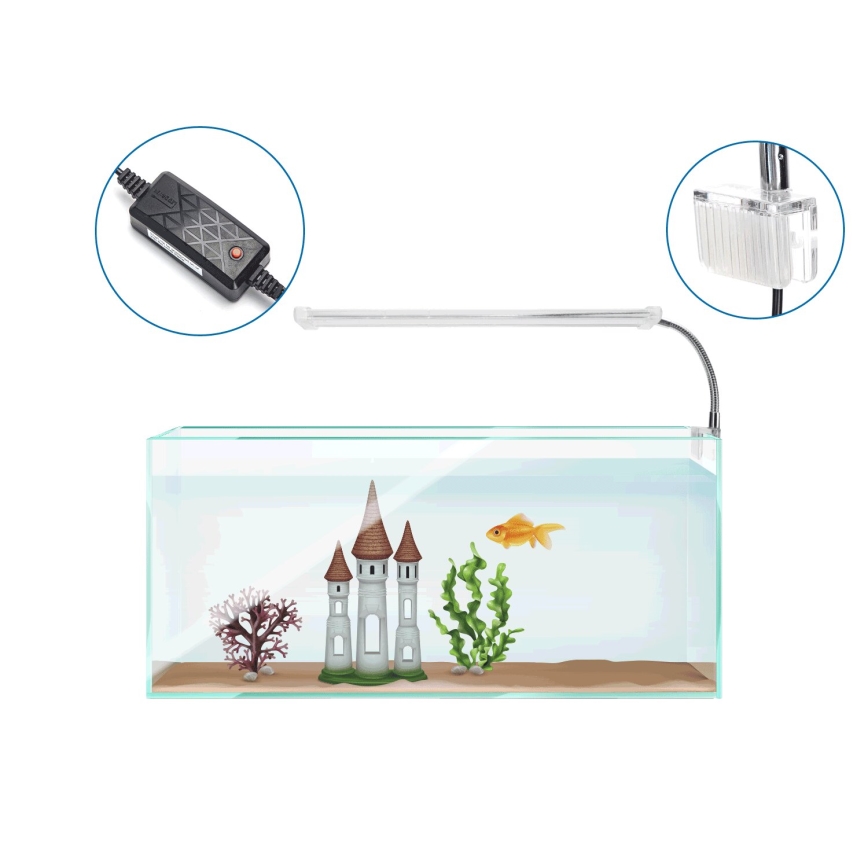 Nobleza - LED Akvaariumi valgustus LED/8W/230V IPX7 30 cm