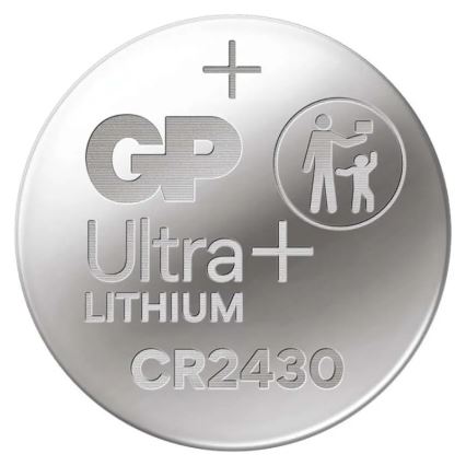 nööp-liitiumpatareid CR2430 GP LITHIUM 3V/300 mAh