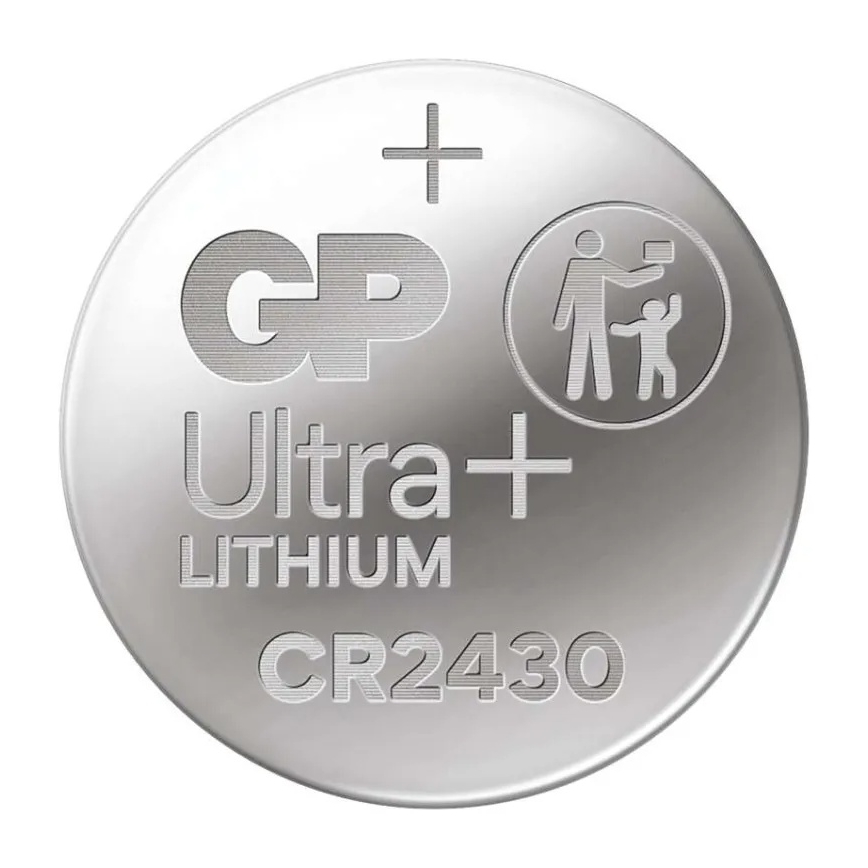 nööp-liitiumpatareid CR2430 GP LITHIUM 3V/300 mAh