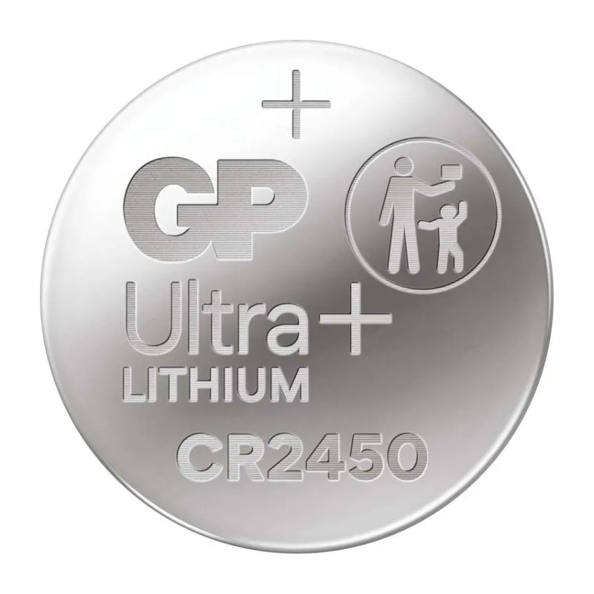 nööp-liitiumpatareid CR2450 GP LITHIUM 3V/600 mAh