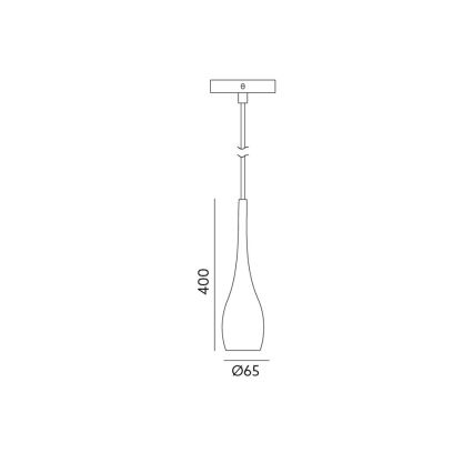 Nööriga LED lühter TAMPERE LED/7W/230V