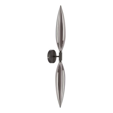NORDIC seinavalgusti 2xG9/5W/230V must/suitsuhall