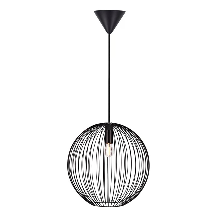 Nordlux - BERONI rippvalgusti kaabliga 1xE27/60W/230V must
