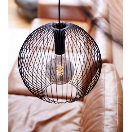 Nordlux - BERONI rippvalgusti kaabliga 1xE27/60W/230V must