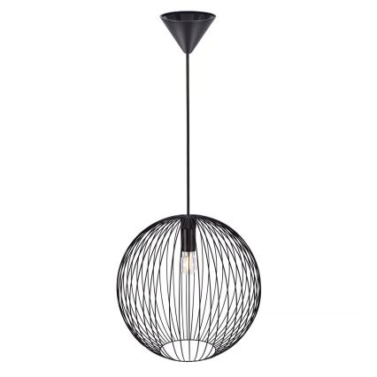 Nordlux - BERONI rippvalgusti kaabliga 1xE27/60W/230V must