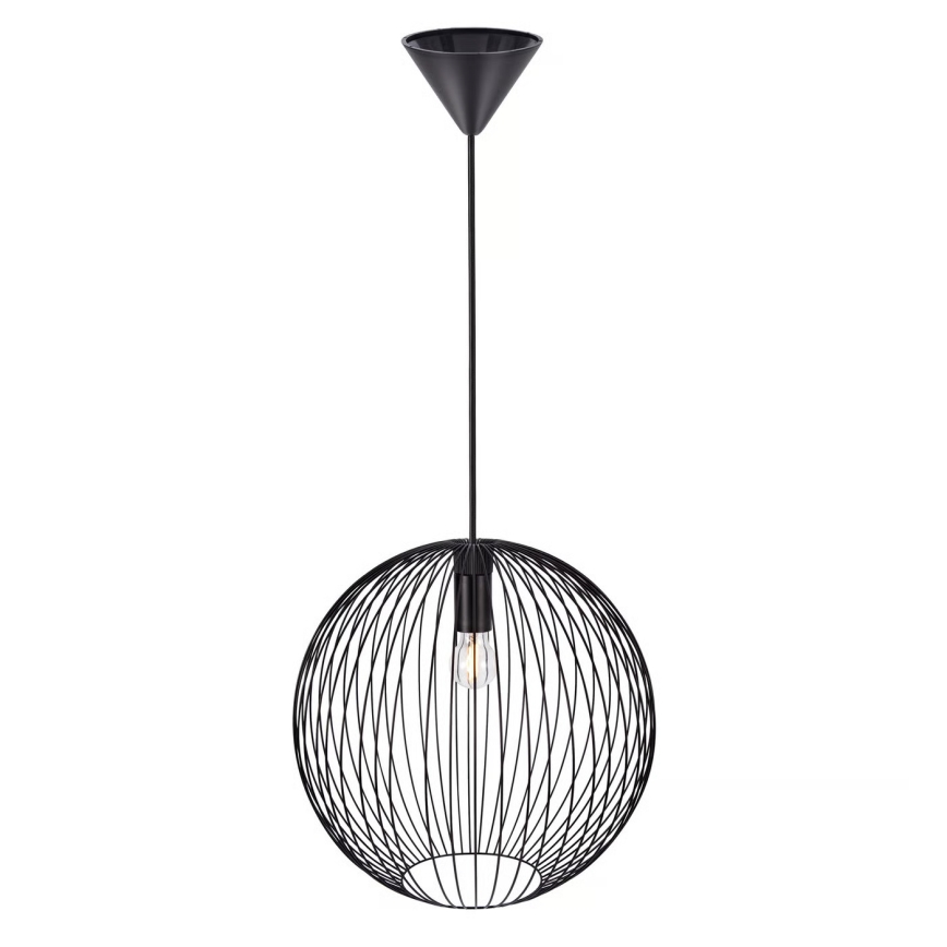Nordlux - BERONI rippvalgusti kaabliga 1xE27/60W/230V must