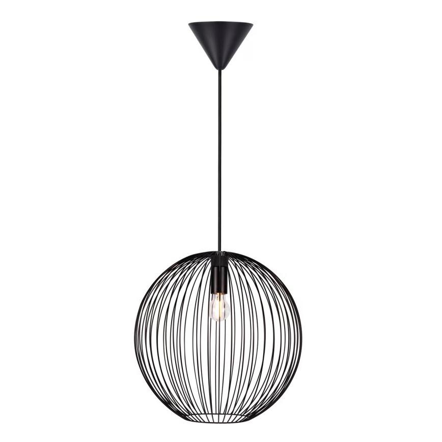 Nordlux - BERONI rippvalgusti kaabliga 1xE27/60W/230V must