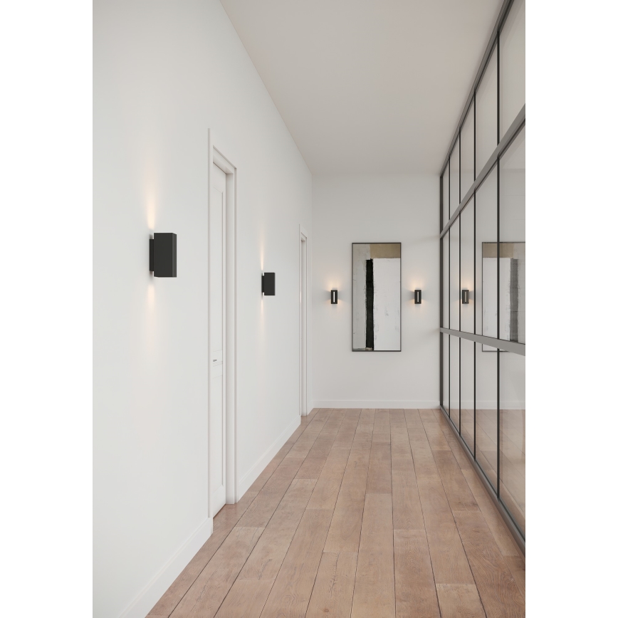 Nordlux - LED reguleeritav seinavalgusti CURTIZ 2xLED/4,5W/230V must