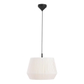 Nordlux - DICTE rippvalgusti kaabliga 1xE27/60W/230V, Ø 40 cm, valge