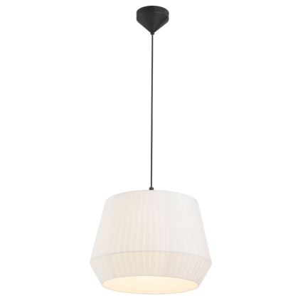 Nordlux - DICTE rippvalgusti kaabliga 1xE27/60W/230V, Ø 40 cm, valge