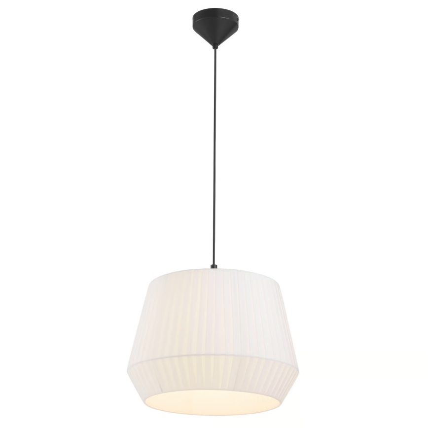 Nordlux - DICTE rippvalgusti kaabliga 1xE27/60W/230V, Ø 40 cm, valge
