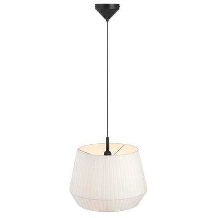 Nordlux - DICTE rippvalgusti kaabliga 1xE27/60W/230V, Ø 40 cm, valge