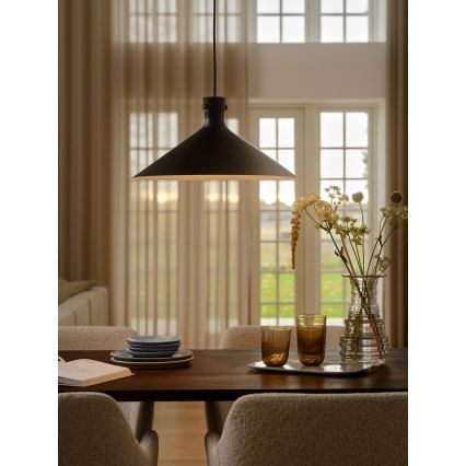 Nordlux - DORINA rippvalgusti kaabliga 1xE27/60W/230V must