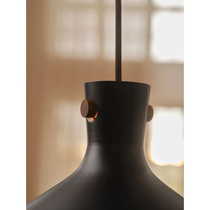 Nordlux - DORINA rippvalgusti kaabliga 1xE27/60W/230V must