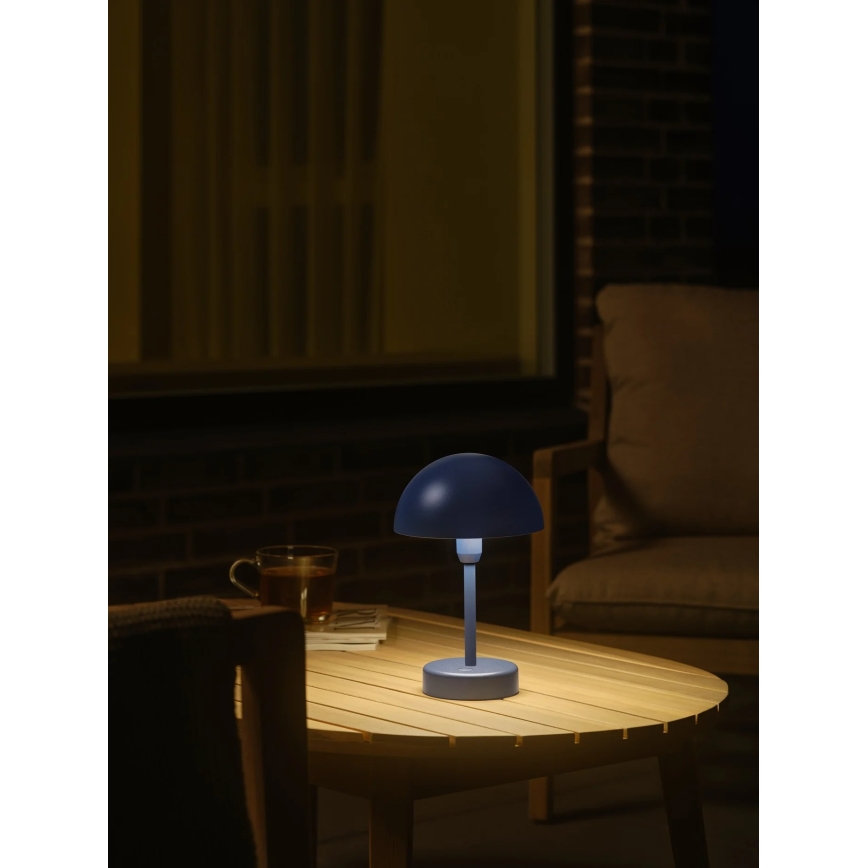Nordlux - LED Hämardatav laetav puutekontrolliga välitingimustesse mõeldud laualamp ELLEN LED/2,8W/3,7V IP44 sinine