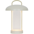 Nordlux - hämardatav laetav puutetundlik laualamp MIRANO LED/3W/3,7V beež