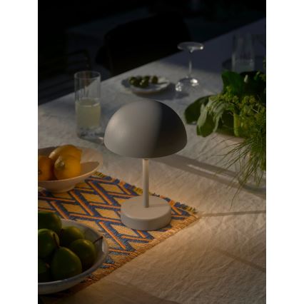 Nordlux - LED-hämardatav laetav välitingimustele sobiv lauavalgusti ELLEN LED/2,8W/3,7V IP44 2200 mAh hall