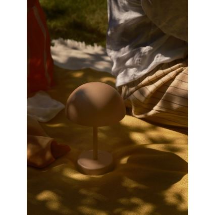 Nordlux - LED hämardatav, taaslaetav, välitingimustes kasutatav laualamp ELLEN LED/2,8W/3,7V IP44 2200 mAh pruun