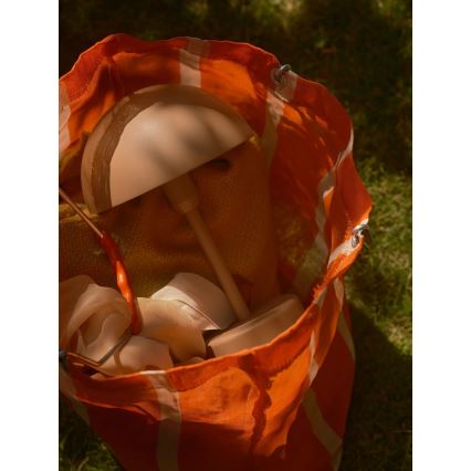 Nordlux - LED hämardatav, taaslaetav, välitingimustes kasutatav laualamp ELLEN LED/2,8W/3,7V IP44 2200 mAh pruun