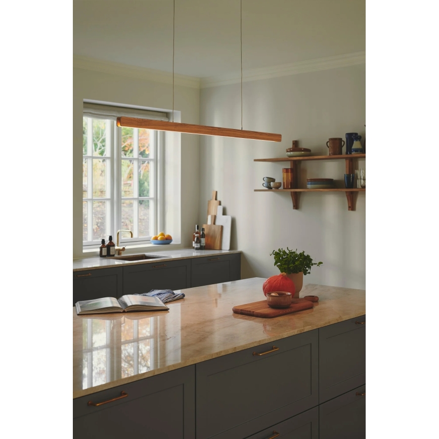 Nordlux - hämardatav LED-rippvalgusti kaablil ILGAS LED/47W/230V 3000K beež/valge/saar 115 cm