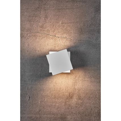 Nordlux - LED hämardatav välisseinale paigaldatav seinavalgusti TURN LED/13,8W/230V IP54 valge
