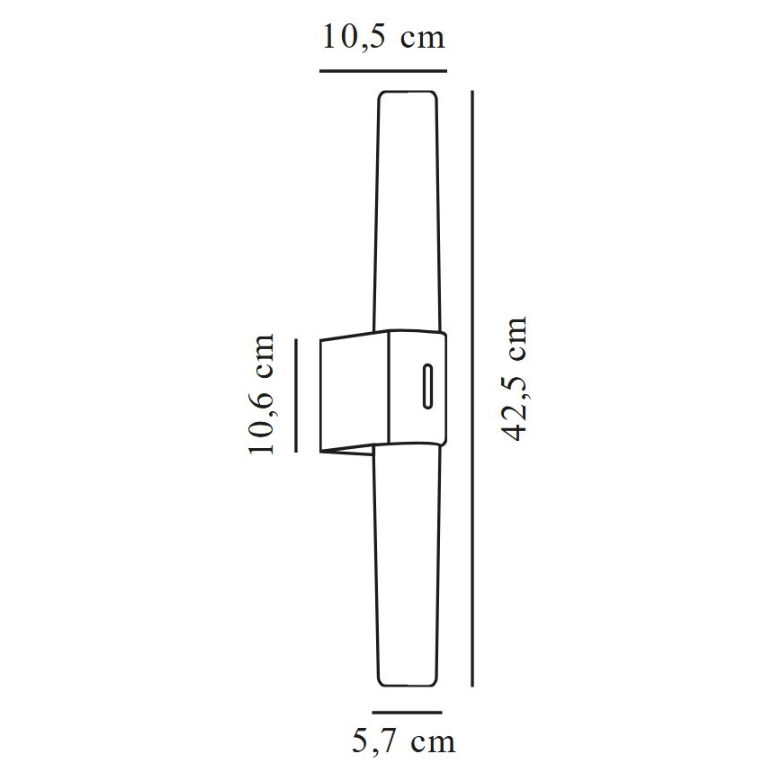 Nordlux - HELVA LED vannitoa peegli valgusti LED/9W/230V IP44