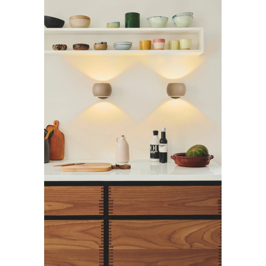 Nordlux - Kohandatav kohtvalgusti seinale  BELIR 1xG9/5W/230V beež