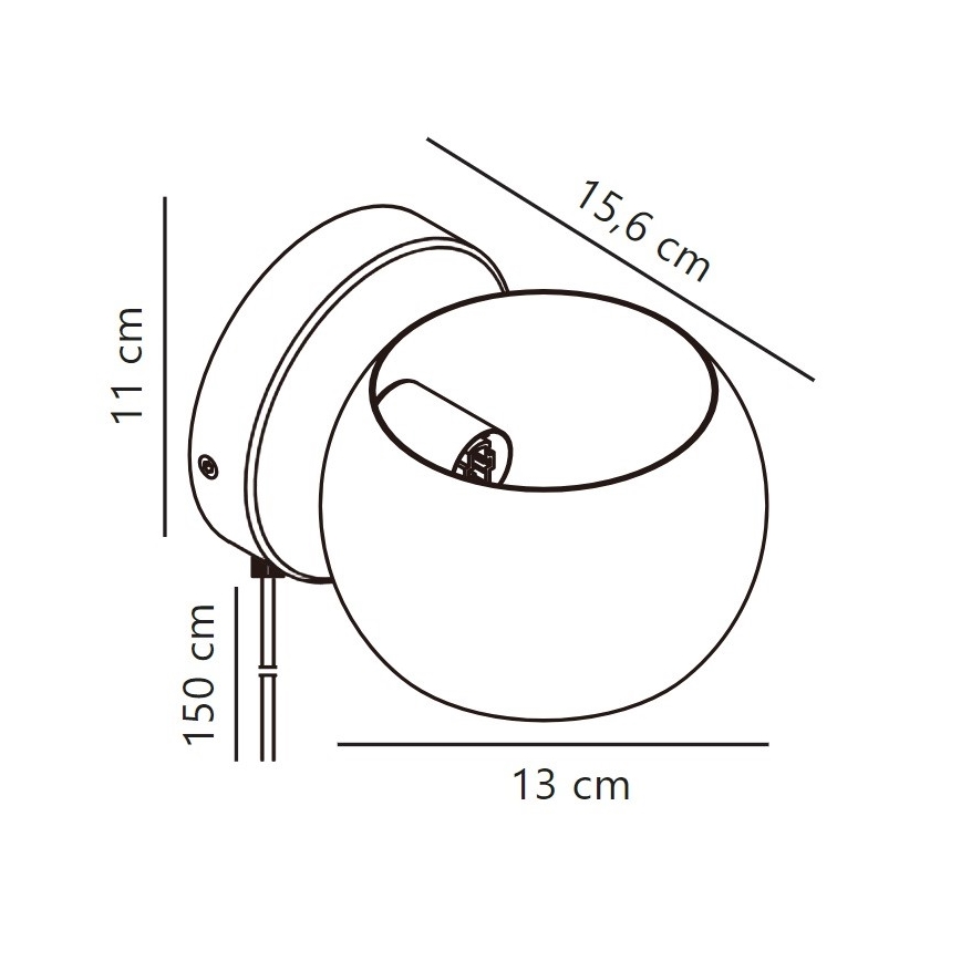 Nordlux - Kohandatav kohtvalgusti seinale BELIR 1xG9/5W/230V roheline