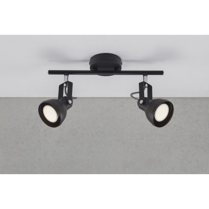 Nordlux - Kohtvalgusti ASLAK 2xGU10/35W/230V must