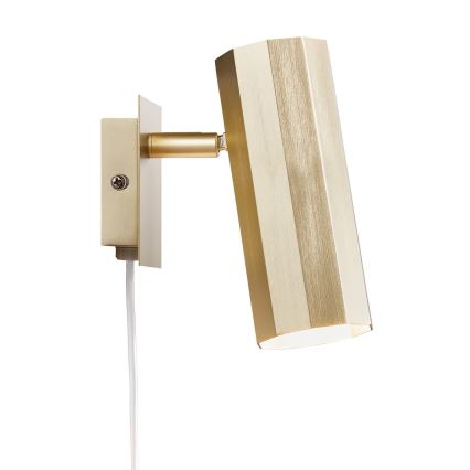 Nordlux - Kohtvalgusti seinale ALANIS 1xGU10/15W/230V kuldne